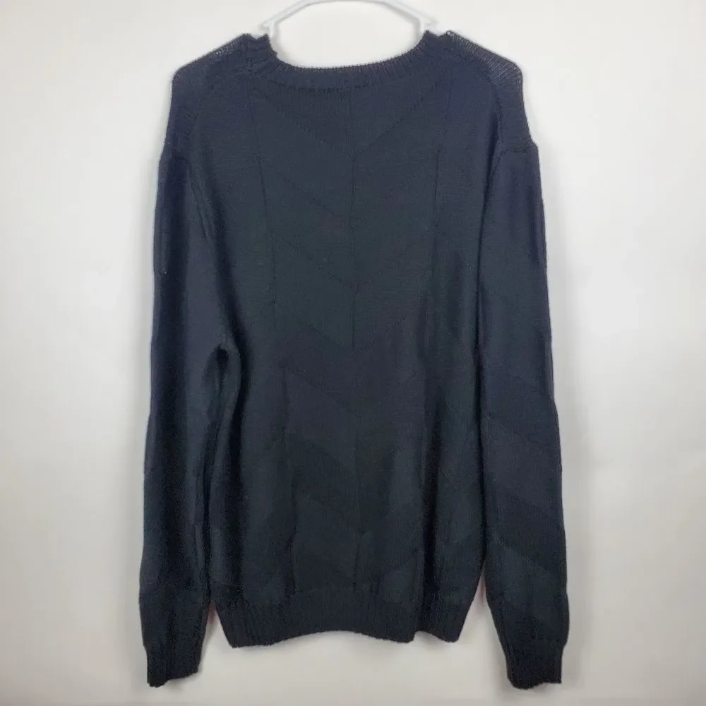 BRAX Feel Good RICK Wool Pullover Ribbed Knit Crew Neck Sweater Sweatshirt Mens